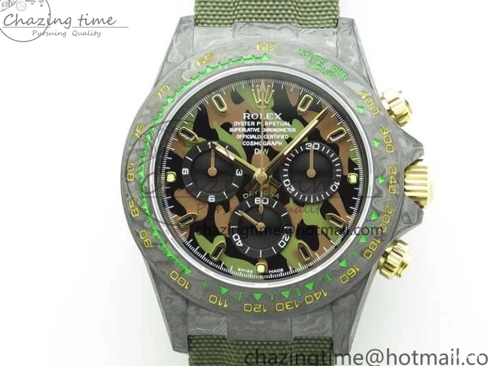 Edition Carbon Nylon Green OMF Daytona on Green A4130 Dial Best Strap DIW Deep 1127
